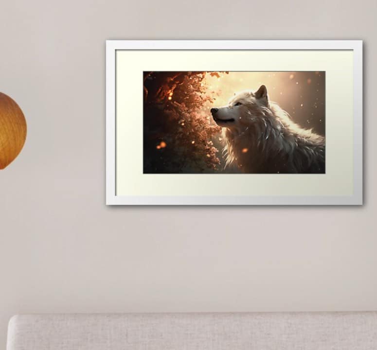 Wolf Support Canvas Print